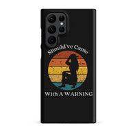 Load image into Gallery viewer, Came With A Warning Snap Case for Samsung®
