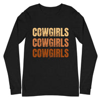 Load image into Gallery viewer, Cowgirl Unisex Long Sleeve Tee
