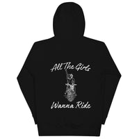 Load image into Gallery viewer, All The Girls Wanna Ride Unisex Hoodie

