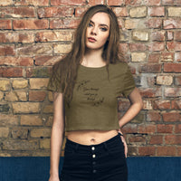 Load image into Gallery viewer, What You Go Through Women’s Crop Tee
